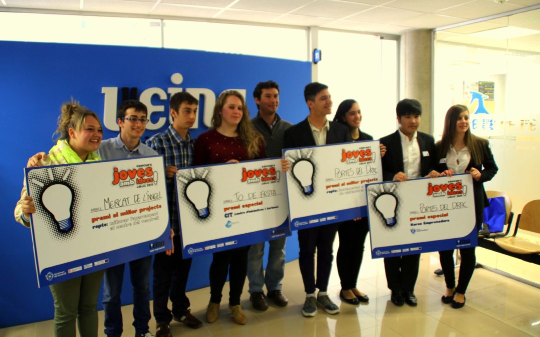 Lliurament de premis de la vuitena edició del concurs “JOVES AMB IDEES”