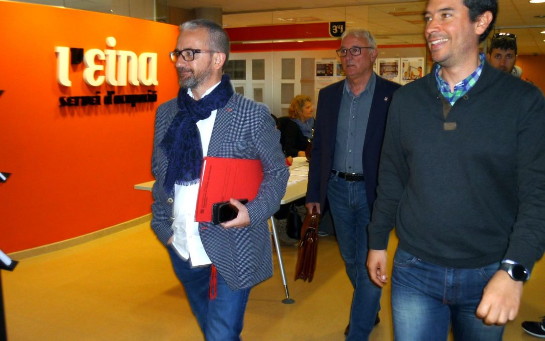 El secretari general de Treball visita l’Eina