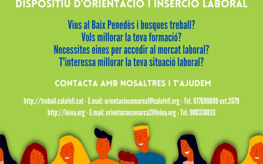 TREBALLA A LES COMARQUES: UN PROGRAMA PER A LA PROMOCIÓ DE PROJECTES OCUPACIONALS I DE DESENVOLUPAMENT LOCAL AL BAIX PENEDÈS