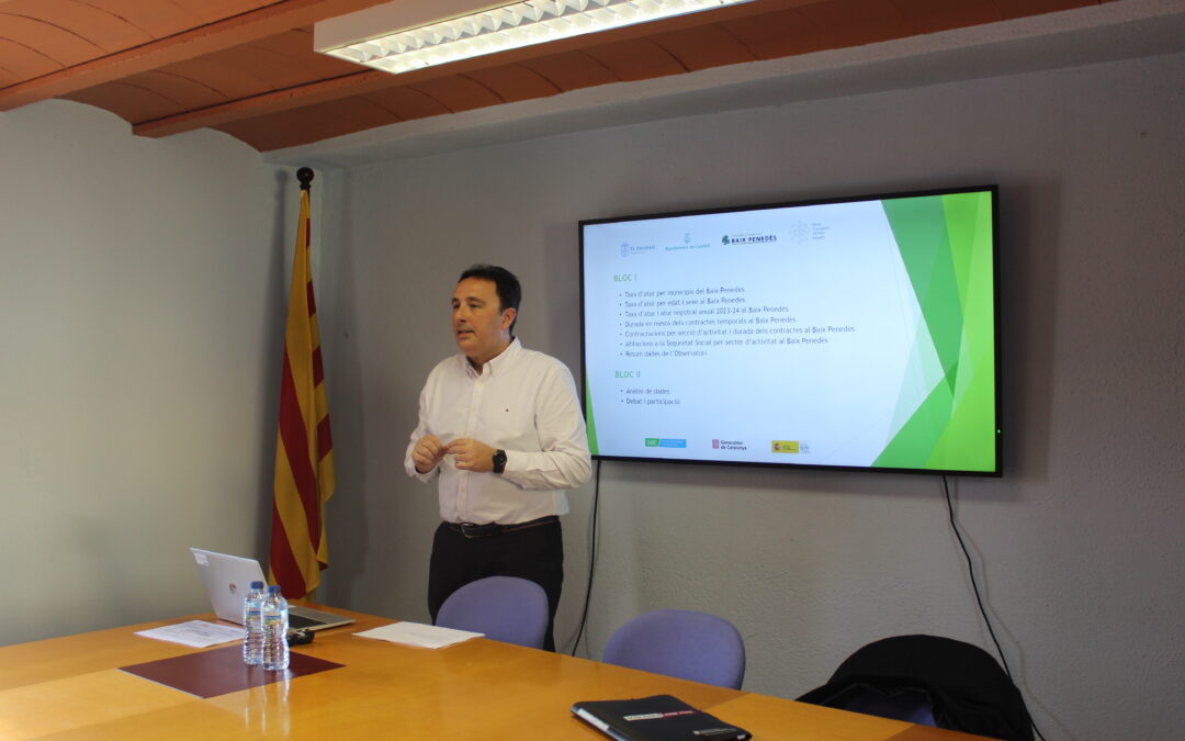 Presentació de l’Observatori del Mercat de Treball (OMT) del Baix Penedès: 4t trimestre de 2024